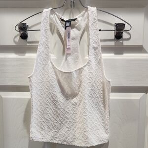 Victoria's Secret Cream Textured Tank Top